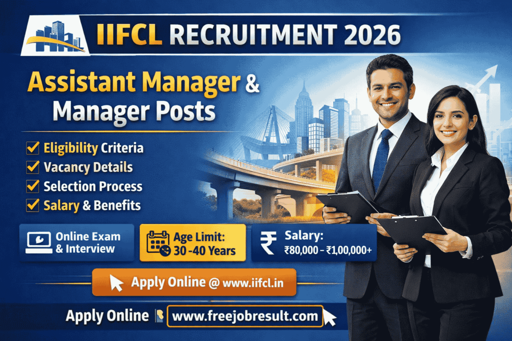 IIFCL Recruitment 2026 Assistant Manager & Manager