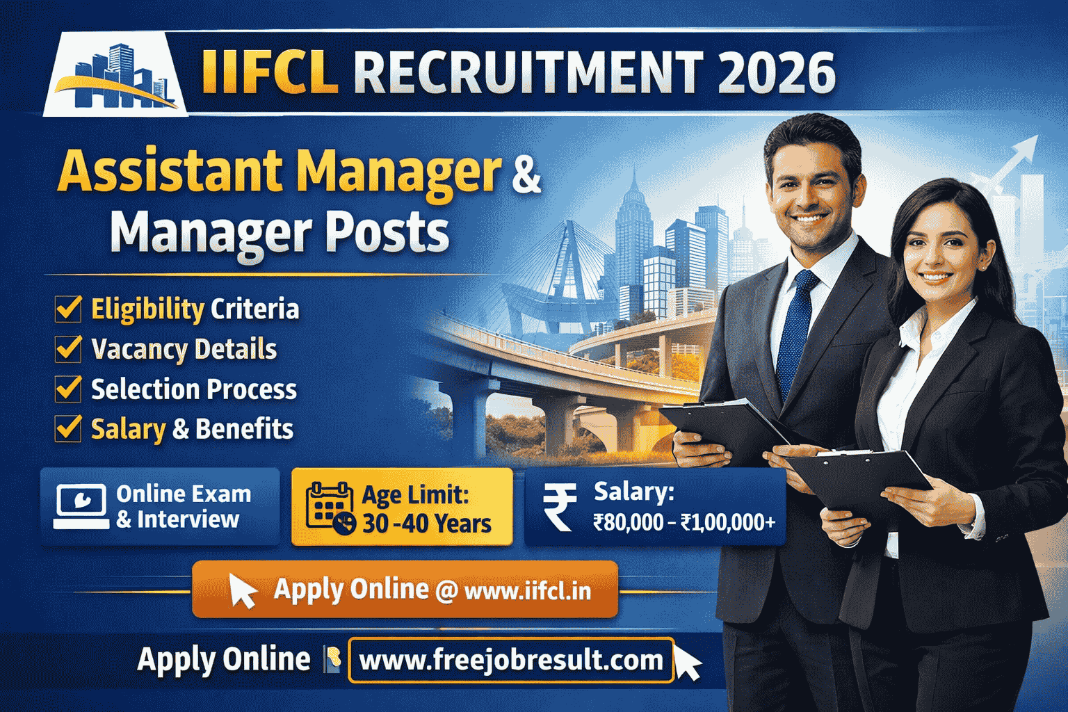 IIFCL Recruitment 2026 Assistant Manager & Manager