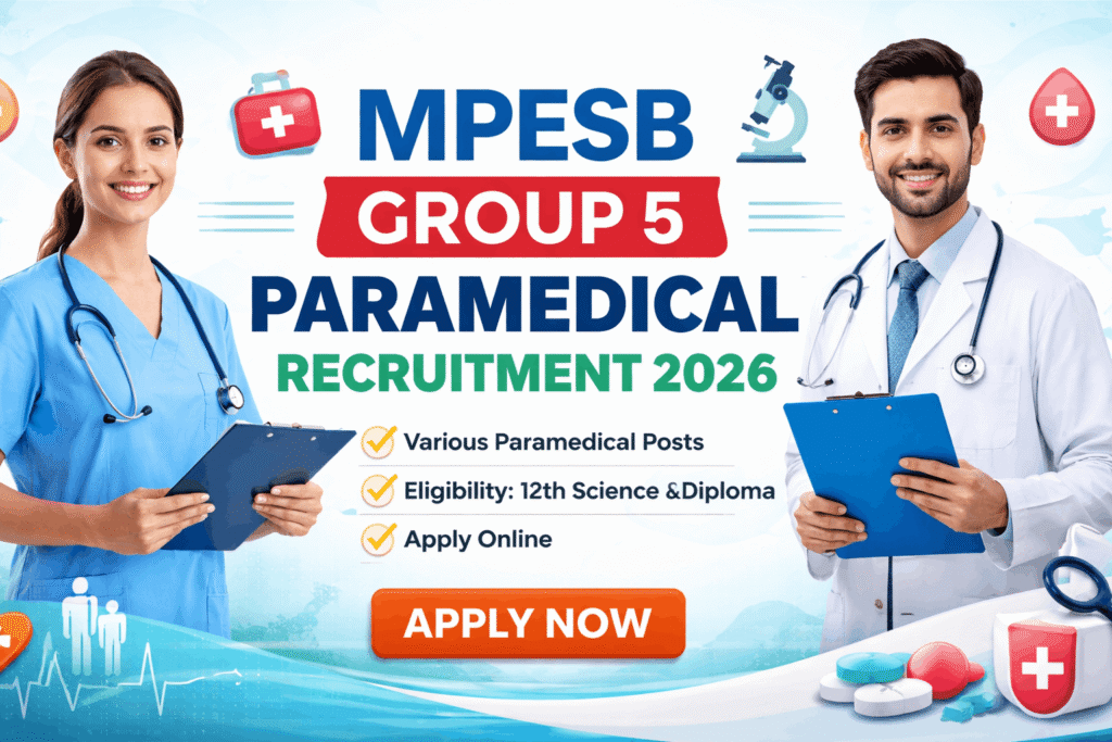 MPESB Group 5 Paramedical Recruitment 2026