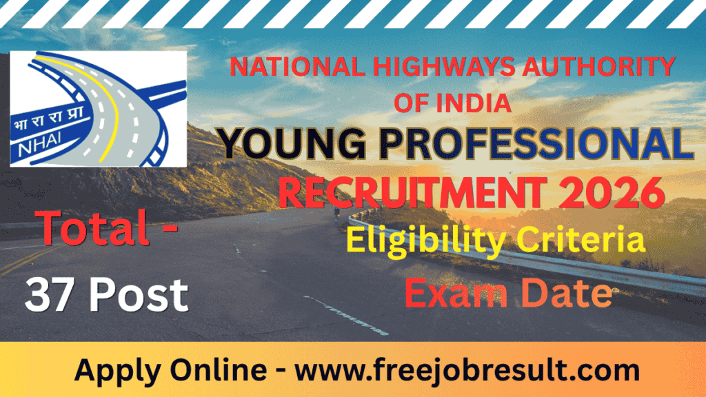 NHAI National Highway Young Professional 2026