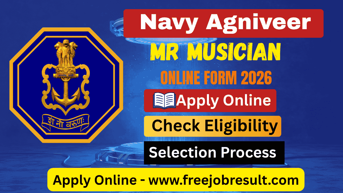 Navy Agniveer MR Musician Online Form 2026