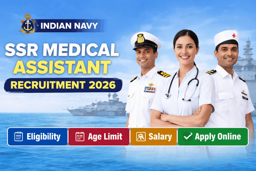 Navy SSR Medical Recruitment 2026