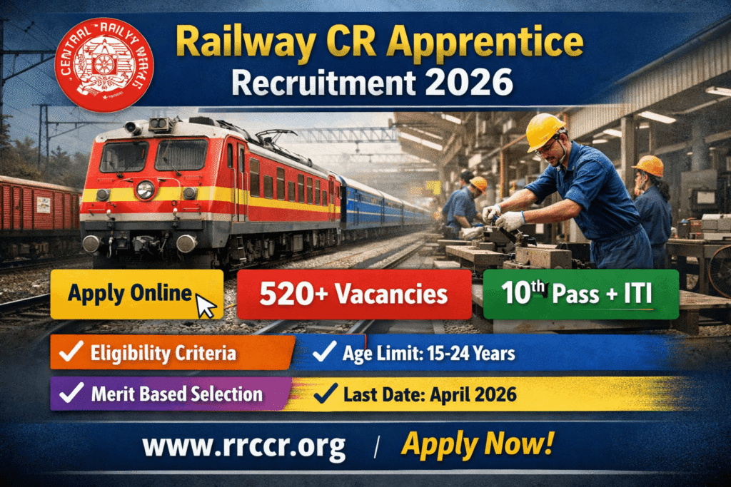 Railway CR Apprentice Recruitment 2026