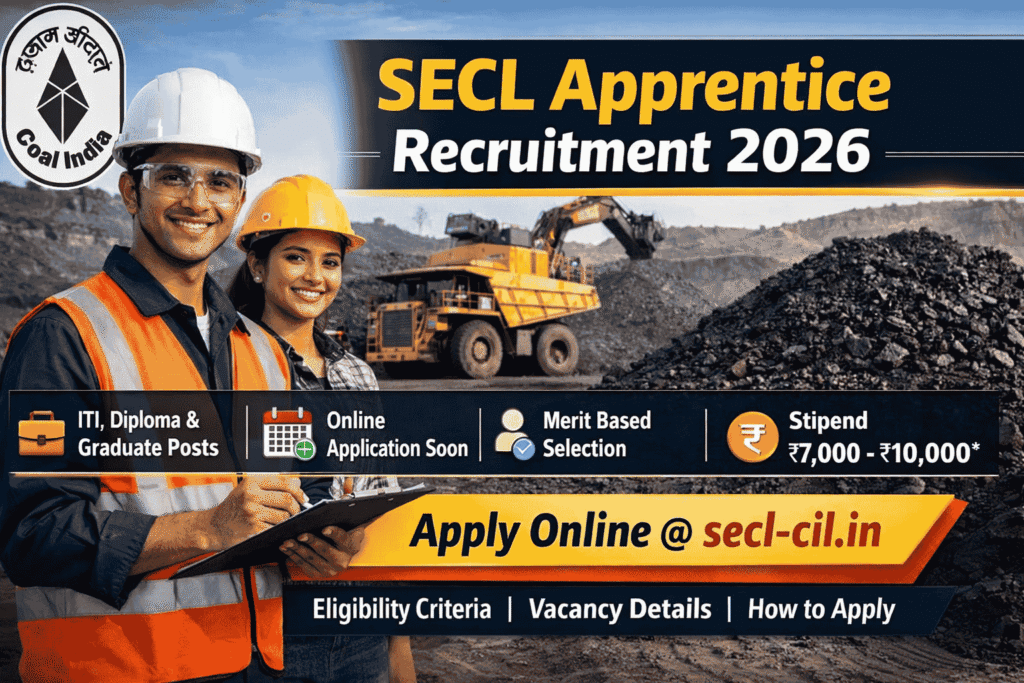 SECL Apprentice Online Form 2026