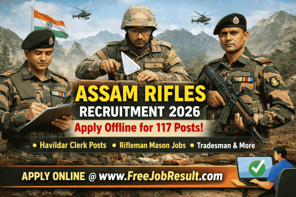 Assam Rifles Recruitment 2026