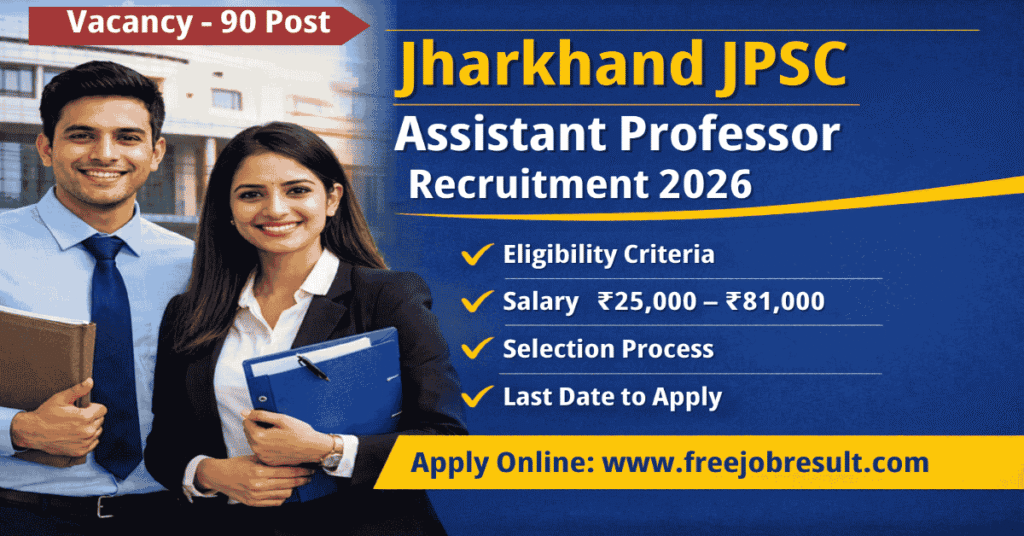 Jharkhand JPSC Assistant Professor (Super Speciality) Recruitment 2026
