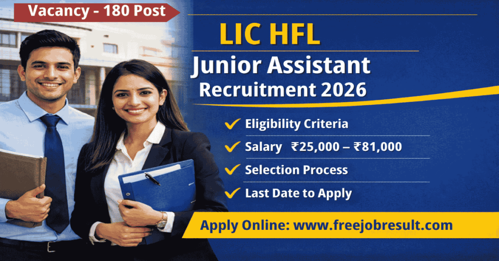 LIC HFL Junior Assistant Online Form 2026
