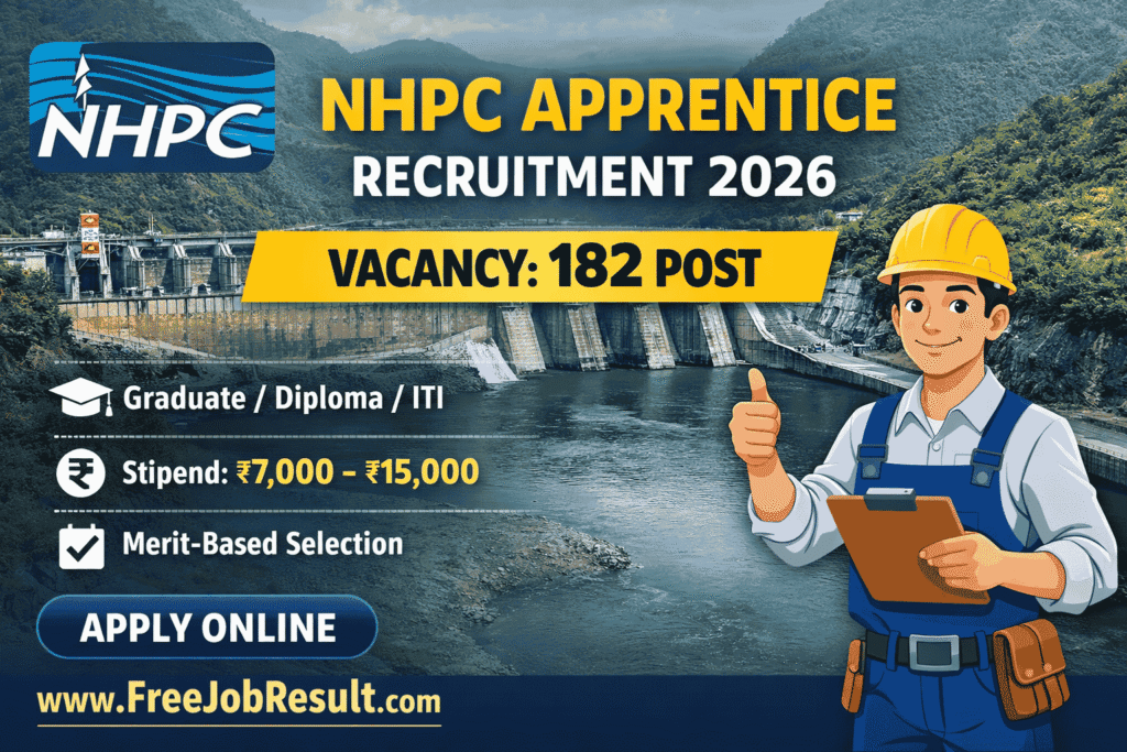 NHPC Apprentice Recruitment 2026